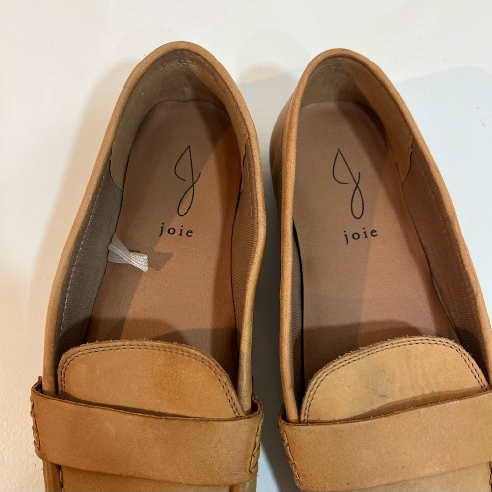 Joie Camel Leather Slip-On Shoes - Picture 8 of 9